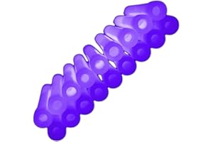 The Glowhouse Premium-Leuchtstab, 15,2 cm, einzeln verpackt mit Schlüsselbändern, Violett, 25 Stück