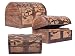 Produktbild Storeindya Geschenke Holzschmuck Box MADE IN INDIA - Antike Vintage-Aufbewahrungsmehrzweckraum oragnizer Tränke Box Set von 3 Handcarved (Mangoholz) Tree of Life Design