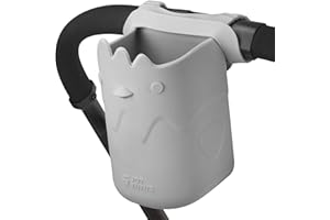 ‎JOYTUTUS JOYTUTUS Universal Kinderwagen Getränkehalter, Fahrrad Flaschhalter, Silikon Telefonhalter Organizer für Kinderwagen, Fahrrad, Laufband, Walker, Boot, Rasen Stühle (Grau-)