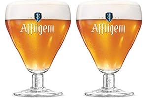 affligem Ale belga copas – copas de cerveza cristal dos unidades