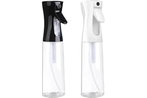 Pizsieat 2 Stück 300ML Wasser Sprühflasche Haare Spray Bottle Hair,Continuous Hair Spray Bottle Sprühflasche Friseur für Salon Friseur Haar Werkzeug,Pflanzen