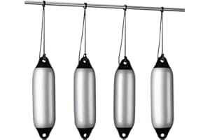 SEILFLECHTER - Set parabordi con 4 parabordi gonfiabili e 4 Cime per parabordi | per Proteggere al Meglio la Tua imbarcazione