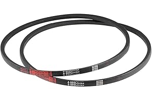 sourcing map A889/A35 Trapezoidal Correas 35" Interior Circunferencia, A-Sección Caucho Transmisión Correa 2uds