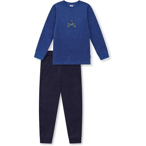 Schiesser Jungen Pyjama-Set Kurz – 100% Bio-Baumwolle, Größe 140–176