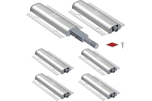 Tryckdörröppnare skåp Push to Open dörröppnare Jiayi 6 stycken Push Open Magnet Tip On för dörrar möbler lådor trycköppnare s