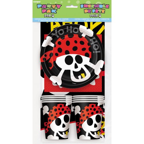 Unique Party- Paquete de Fiesta Para 8 Invitados (40497)