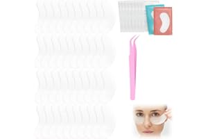 RTRTGS 50 pares Parches para Pestañas Sin Pelusa de Colágeno, Eye Gel Pads para Extensión de Pestañas, Beauty Tool para Pro Salon