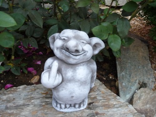 Steinfigur Troll Gnom Gartenfiguren für Garten Deko Teich FantasiefigurSteinfigur Troll Gnom Gartenfiguren für Garten Deko Teich Fantasiefigur Steinfiguren - 2