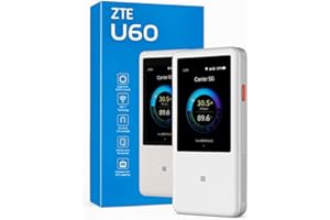 ZTE U60 mobiler Hotspot Router 5G WIFI - weiß Frequenzbänder: 5G:n1/ n3/ n7/ n8/ n20/ n28/ n38 PC3 n40/ n77/ n78 PC2 4G:FDD-LTE:B1/ B2/ B3/ B4/ B7/ B8/ B20/ B28 PC3 TDD-LTE:B38/ B40/ B42/ B43 PC3 3G:B