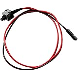 IPOTCH PC Motherboard Power Button Switch Cable PC Computer Case Internal Power/Reset Button Switch Cable ATX Case Push On/Of