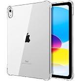 iPad 11. Nesil (A16) / 10. Nesil Uyumlu K&ouml;şe Korumalı Şeffaf Esnek Antishock Kılıf Şeffaf