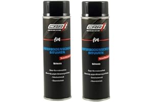 2 x 500ml CAR1 Unterbodenschutz Bitumen Versiegelung, UBS, Steinschlagschutz CO 3612
