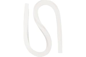 PATIKIL Quilling Papier Milchig Weiß 120 Stück 5mm x 54cm Quilling-Papierstreifen Origami Papier für Quilling Kunst DIY Papierhandwerk Handwerk