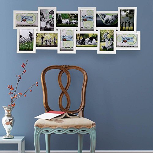 Yahee Bilderrahmen Collage Bildergalerie Fotorahmen für 12 Fotos 15 x 10 cm - 7