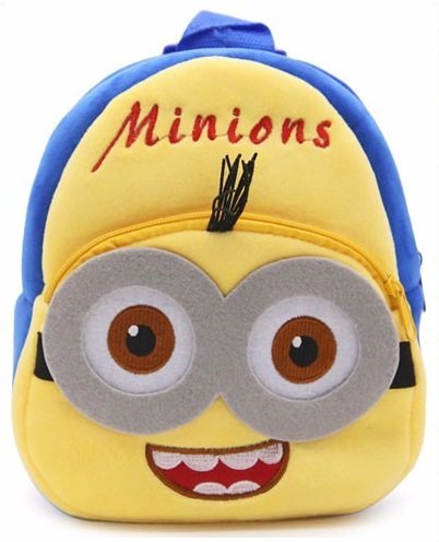 Softies - Premium 2 eyes Minion yelow School Backpack 14" Bag RS.499 (62.00% Off) - Amazon