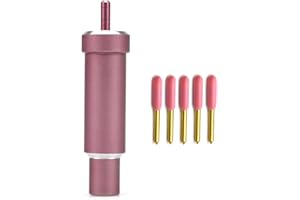 WOLOVO Bonded-Fabric Blade Fine Point for Plotter Maker, Explore, Explore One, Explore Air, and Explore Air 2 with Housing Holder Base