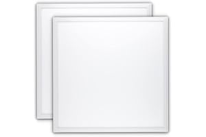 CLAR - Dalle LED 60x60, Panneau LED 60x60, Panneau LED, Dalle LED, Plaque LED, LED Lighting Panel, 40W Blanc Froid 6000ºK (Pack 2)