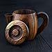 Brilliant Piece Of Hand Crafting, Haryali London Classic Wooden Shaving MUG for Hot Water Traditional Old Style Shave.