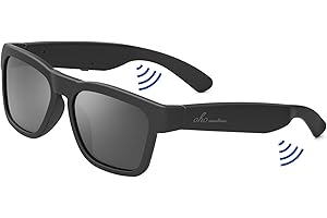 OhO sunshine Water Resistance Audio Sunglasses,Open Ear Bluetooth Sunglasses to Listen Music and Make Phone Call