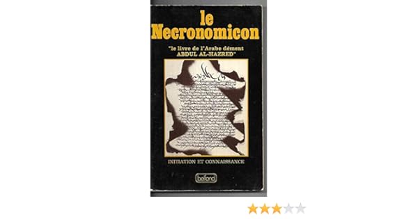 Amazonfr Le Necronomicon Le Livre De Larabe Dément - 