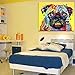 Produktbild kanhaonio Rahmenlose niedlichen Hund Tier Inkjet malerei Dekoration leinwand dekorative wandmalerei Kern 60 * 90 cm