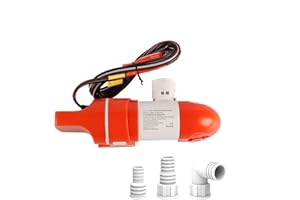 Ieron 12V 1100GPH Automatic Bilge Pump for Boats Electric 360 Degree Stainless Steel Low Bilge Pump Reliable Boat Accessories for Safe and Efficient Water Removal