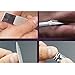6 PCS Stainless Steel Pedicure Hand Foot Care Callus Cuticle Remover Shaver Scraper Cutter Nail File Clipper Pedicure Tools Kit with Case