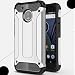 Produktbild Moto G6Plus Armor Case, Very Light Slim Lines Style Hard Shield Soft Armour Cover, WEIFA 2017 Newest Super Cool Anti-Drop Protection CellPhone Case For Motorola G6 Plus Silver