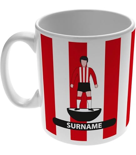 Sottobicchieri In Vetro Personalizzati Unigift – Sunderland Football Club – Con Nome E Messaggio – Regalo Originale