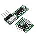 Price comparison product image FUNXS RX470 433Mhz RF Wireless Remote Control Receiver Module +433MHz Wireless Remote Control Transmitter Module