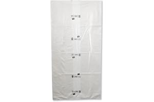 inapa Triline Eco Lot de 100 sacs poubelle Transparent 240 l