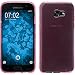 Produktbild PhoneNatic Case für Samsung Galaxy A3 2017 Hülle Silikon rosa transparent + 2 Schutzfolien