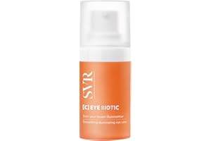 SVR – [C] Eye Biotic – Soin Yeux Lissant Illuminateur – Corrige cernes pigmentaires et vasculaires, lisse rides et ridules – Pour peaux sensibles – Vitamine C 5%, Peptide, Probiotiques – 15 ml