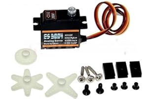 SPARKHOBBY ES3004 Metal Analógico Servo 20g Impermeable Servo con Engranajes para EMAX Servo para RC Coche Helicóptero Barco Avión Piezas Accesorios (ES3004 1PC)