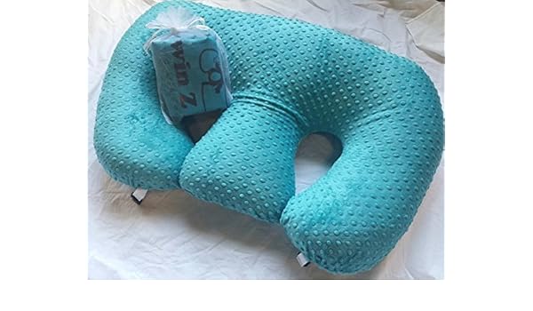 Buy Twin Z Pillow 1 Teal Cover Free Travel Bag Online At Low