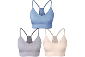 SEGRILA Brasier Sujetador Deportivo para Mujer, con Espalda Cruzada, con Tirantes Ajustables