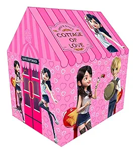 ARHA IINTERNATIONAL Jumbo Size Extremely Light Weight , Water Proof Cottage of Love Kids Play Tent House for 3-10 Year Old Girls and Boys