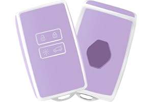 OFFCURVE Funda Mando Garaje Funda para Llaves de Coche Funda Llaves Coche Funda de Llaves para Renault Clio Espace 5 Master Bus Talisman Megane USW Fluence Duster Megane Kadjar Coque Captur Zoe