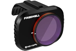 Freewell ND16/PL Filtro per Obiettivo per Fotocamera Ibrida Compatibile con Mavic Mini/Mini 2/Mini SE/Mini 2 SE