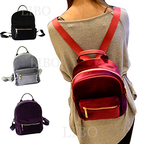 small suede backpack