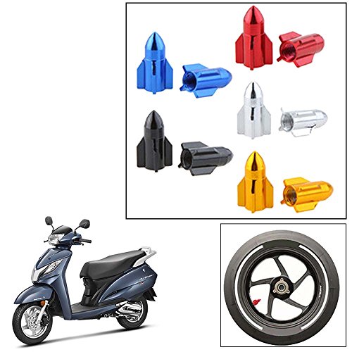 Vheelocityin Bullet Shape Multicolor Tyre Valve Cap (set of 2) For Honda Activa 125 RS.99 (34.00% Off) - Amazon