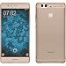 Produktbild PhoneNatic Case für Huawei P9 Hülle Silikon gold 360° Fullbody Case