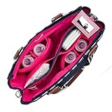 Pink Lining Wickeltasche Twins Bag ‚Twice as Nice‘ Cream Bows on Pink - 6