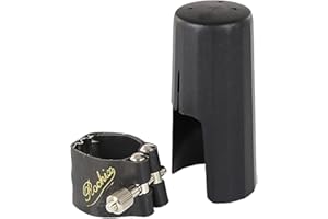 ROCHIX 1890 Rochix - Legatura in pelle con foglio di rame e cappuccio in plastica per clarinetto Sib