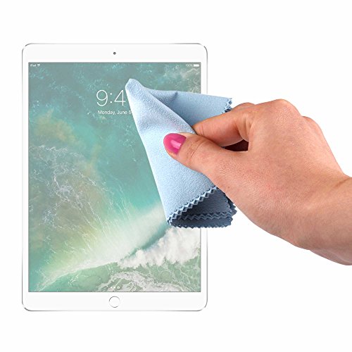 Premium Microfaser Reinigungstuch (18 x 16 cm) für APPLE iPad Pro 10,5″ (Juni 2017) und alle anderen iPads (iPad Air, iPad mini…) auch mit Retina Display Wi-Fi, Wi-Fi + Cellular – EINZELPACK - 8