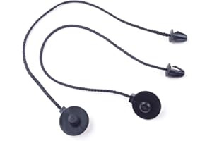 beler 2pcs Rear Trunk Storage Package Tray Tie Strap Parcel Shelf String