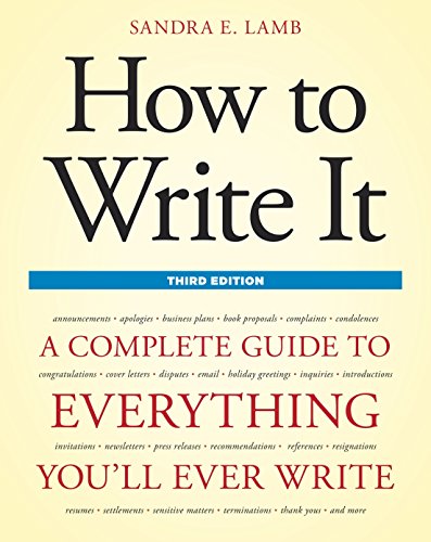 How To Write It, Third Edition