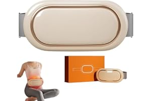 GUSHE Privater Physiotherapeut für den Bauchbereich, Elektrisch Kabellose Schlankheitsgürtel,Bauchmassagegerät,Tragbare Bauchmuskeltrainer,Bauchmuskel Gürtel Elektrisch mit 6 Modi & 9 Intensitäten