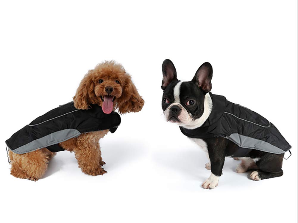 Morezi Dog Warm Coats Jackets Waterproof Coats with Harness Hole Puppy