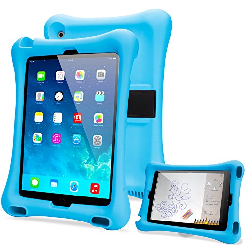 Encase Gran Softy niños iPad 2017/Air 2 Carcasa de Silicona  Azul